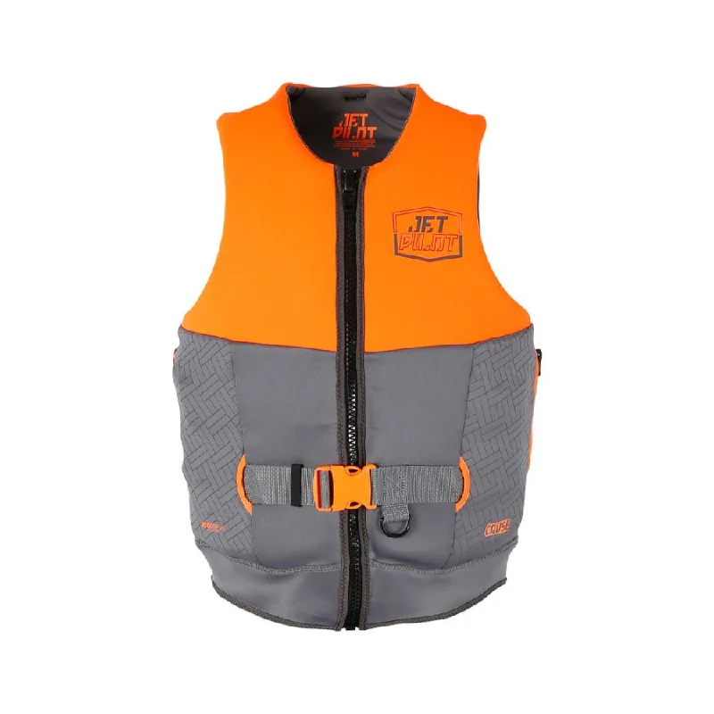 2025 Jetpilot Cause L50 S-Grip F/E Eco Vest - Charcoal/Orange L50