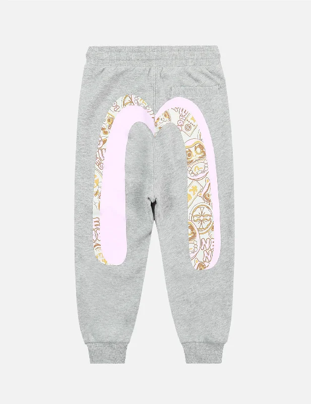 EVISU SQUAD Daicock Print Sweatpants