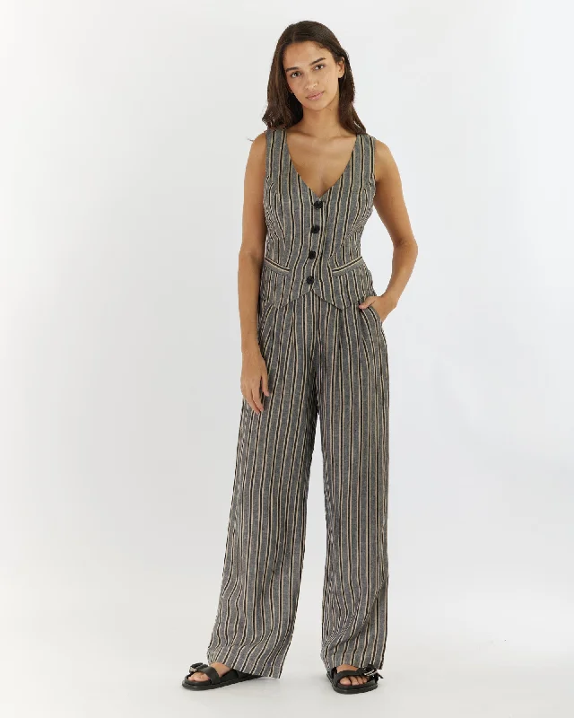 Set Sail Linen Stripe Pant