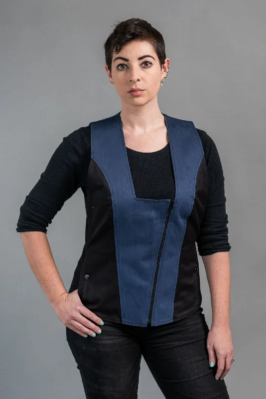 Starfleet 2293 Vest - Discovery Blue [Womens]