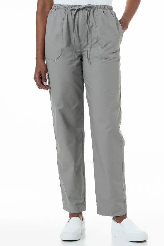 Straight Leg Pants _ 152034 _ Grey