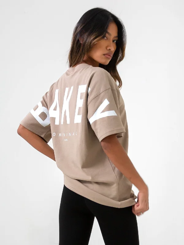 Isabel Oversized T-Shirt - Sand