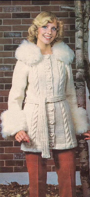 Knitted Coat & Hat Pattern